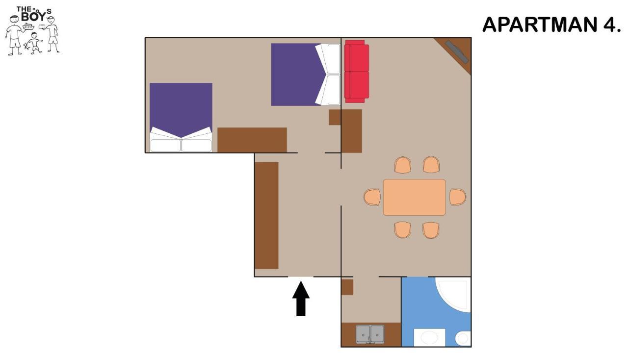 The Boys Apartman Siofok Exterior photo